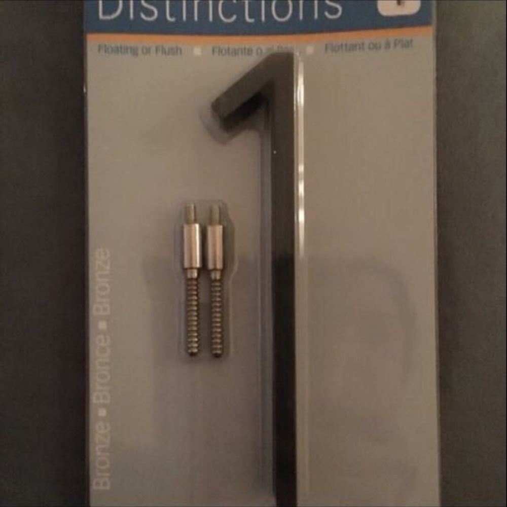 New in Package Hillman House Address # “1” 5 Inch